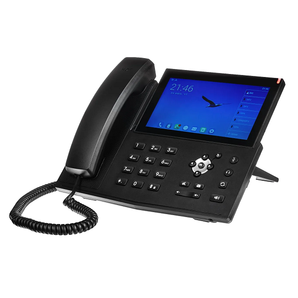 IP видео телефон премиум класса Qtech QIPP-V700PG, 20 линий SIP, 26 клавиши