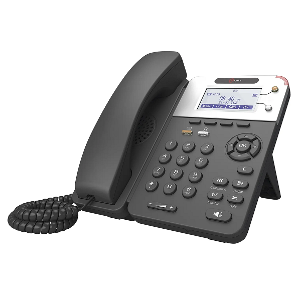 Профессиональный VoIP телефон Qtech QVP-200, 2 линии SIP, 33 клавиши