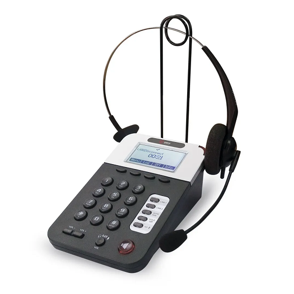 VoIP телефон для контакт центра Qtech QVP-80P, 2 SIP линии
