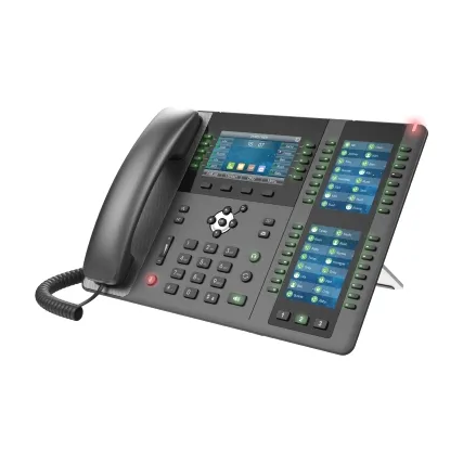 IP телефон бизнес класса Qtech QIPP-1000PG, 20 линий SIP, 77 клавиш