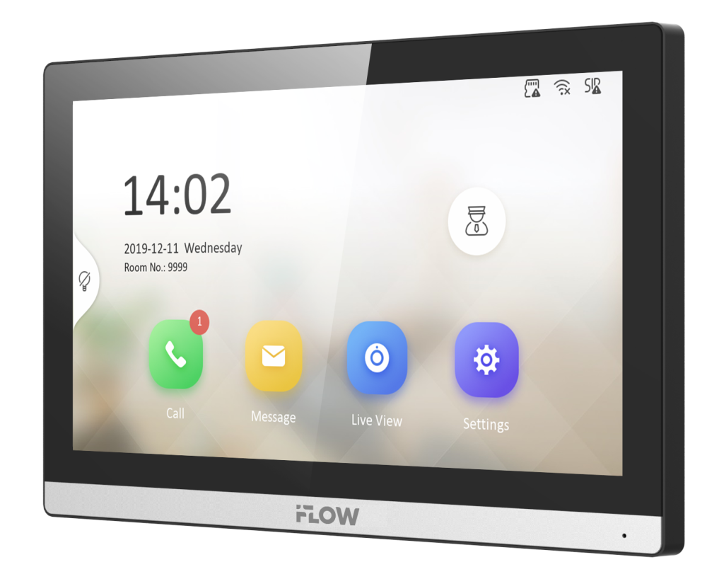 IP видеодомофон iFLOW F-VI-3445IPWE1 7“ WI-FI